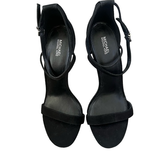 MICHAEL KORS Antonia Suede Sandal Black Size 11 - Picture 8 of 13